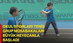 Okul Sporları Tenis Grup Müsabakaları Büyük Heyecanla Başladı