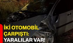 İki otomobil çarpıştı: Yaralılar var!