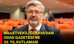 Milletvekili Özkaya’dan ODAK Gazetesi’ne 32. yıl kutlaması