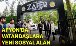 Afyon’da vatandaşlara yeni sosyal alan