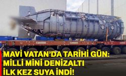 Mavi Vatan’da Tarihi Gün: Milli Mini Denizaltı İlk Kez Suya İndi