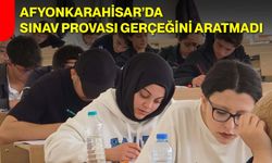 Afyonkarahisar’da Sınav Provası Gerçeğini Aratmadı