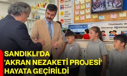 Sandıklı'da 'Akran Nezaketi Projesi' hayata geçirildi