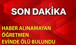 Haber Alınamayan Öğretmen Evinde Ölü Bulundu
