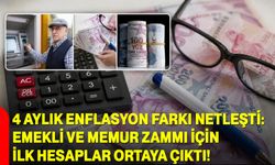 4 Aylık Enflasyon Farkı Netleşti: Emekli Ve Memur Zammı İçin İlk Hesaplar Ortaya Çıktı