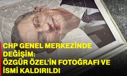 CHP Genel Merkezinde değişim: Özgür Özel’in fotoğrafı ve ismi kaldırıldı