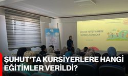 Şuhut’ta Kursiyerlere Hangi Eğitimler Verildi?