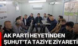 AK Parti Heyetinden Şuhut’ta Taziye Ziyareti