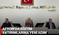 Afyon’da Eğitim Yatırımlarına Yeni Adım