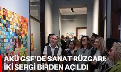 AKÜ GSF’de Sanat Rüzgarı: İki Sergi Birden Açıldı