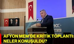Afyon MEM’de Kritik Toplantı: Neler Konuşuldu?