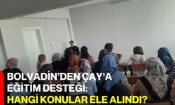 Bolvadin’den Çay’a Eğitim Desteği: Hangi Konular Ele Alındı?