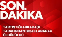 Tartıştığı Arkadaşı Tarafından Bıçaklanarak Öldürüldü