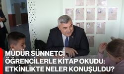 Müdür Sünnetci Öğrencilerle Kitap Okudu:  Etkinlikte Neler Konuşuldu?