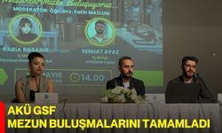 AKÜ GSF, mezun buluşmalarını tamamladı