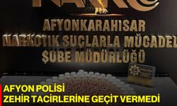 Afyon Polisi Zehir Tacirlerine Geçit Vermedi