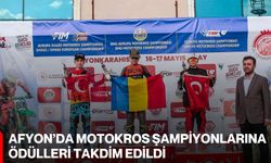 Afyon’da Motokros Şampiyonlarına Ödülleri Takdim Edildi