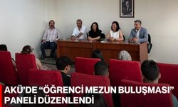 AKÜ’de “Öğrenci Mezun Buluşması” Paneli Düzenlendi
