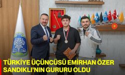 Türkiye Üçüncüsü Emirhan Özer Sandıklı’nın Gururu Oldu