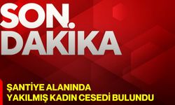 Şantiye alanında yakılmış kadın cesedi bulundu