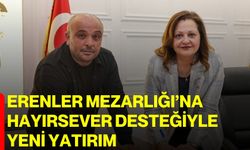 Erenler Mezarlığı’na hayırsever desteğiyle yeni yatırım
