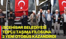 İscehisar Belediyesi toplu taşıma filosuna 2 yeni otobüs kazandırdı