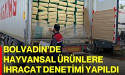 Bolvadin’de hayvansal ürünlere ihracat denetimi yapıldı