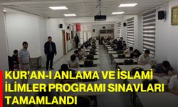 Kur’an-ı anlama ve İslami İlimler programı sınavları tamamlandı