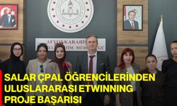 Salar ÇPAL öğrencilerinden uluslararası eTWINNING proje başarısı