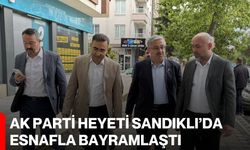 AK Parti Heyeti Sandıklı’da Esnafla Bayramlaştı