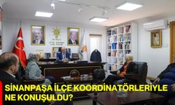 Sinanpaşa İlçe Koordinatörleriyle Ne Konuşuldu?
