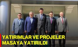 Yatırımlar ve Projeler Masaya Yatırıldı