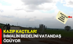 Kazıp kaçtılar! İhmalin bedelini vatandaş ödüyor