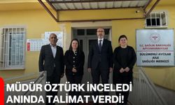 Müdür Öztürk İnceledi, Anında Talimat Verdi!