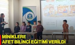 Miniklere Afet Bilinci Eğitimi Verildi