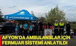 Afyon’da Ambulanslar İçin Fermuar Sistemi Anlatıldı
