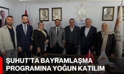 Şuhut’ta Bayramlaşma Programına Yoğun Katılım