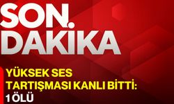 Yüksek Ses Tartışması Kanlı Bitti: 1 Ölü