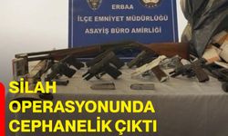 Silah operasyonunda cephanelik çıktı
