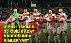 A Milli Takımın 35 kişilik aday kadrosunda kimler var?