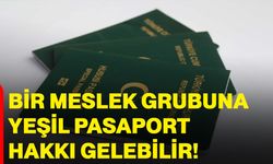 Bir meslek grubuna yeşil pasaport hakkı gelebilir