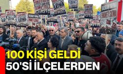 100 Kişi Geldi 50’si İlçelerden