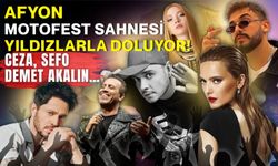 Ceza, Sefo, Demet Akalın… Afyon Motofest sahnesi yıldızlarla doluyor!