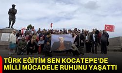 Türk Eğitim Sen Kocatepe’de Milli Mücadele ruhunu yaşattı