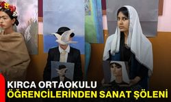Kırca Ortaokulu öğrencilerinden sanat şöleni