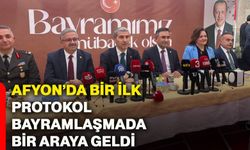 Afyon’da Bir İlk: Protokol Bayramlaşmada Bir Araya Geldi