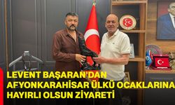 Levent Başaran’dan Afyonkarahisar Ülkü Ocaklarına hayırlı olsun ziyareti