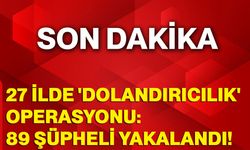 27 ilde 'dolandırıcılık' operasyonu: 89 şüpheli yakalandı!