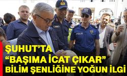 Şuhut’ta “başıma icat çıkar” bilim şenliğine yoğun ilgi