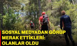 Sosyal medyadan görüp merak ettikleri Kral Havuzu yolunda kayboldular